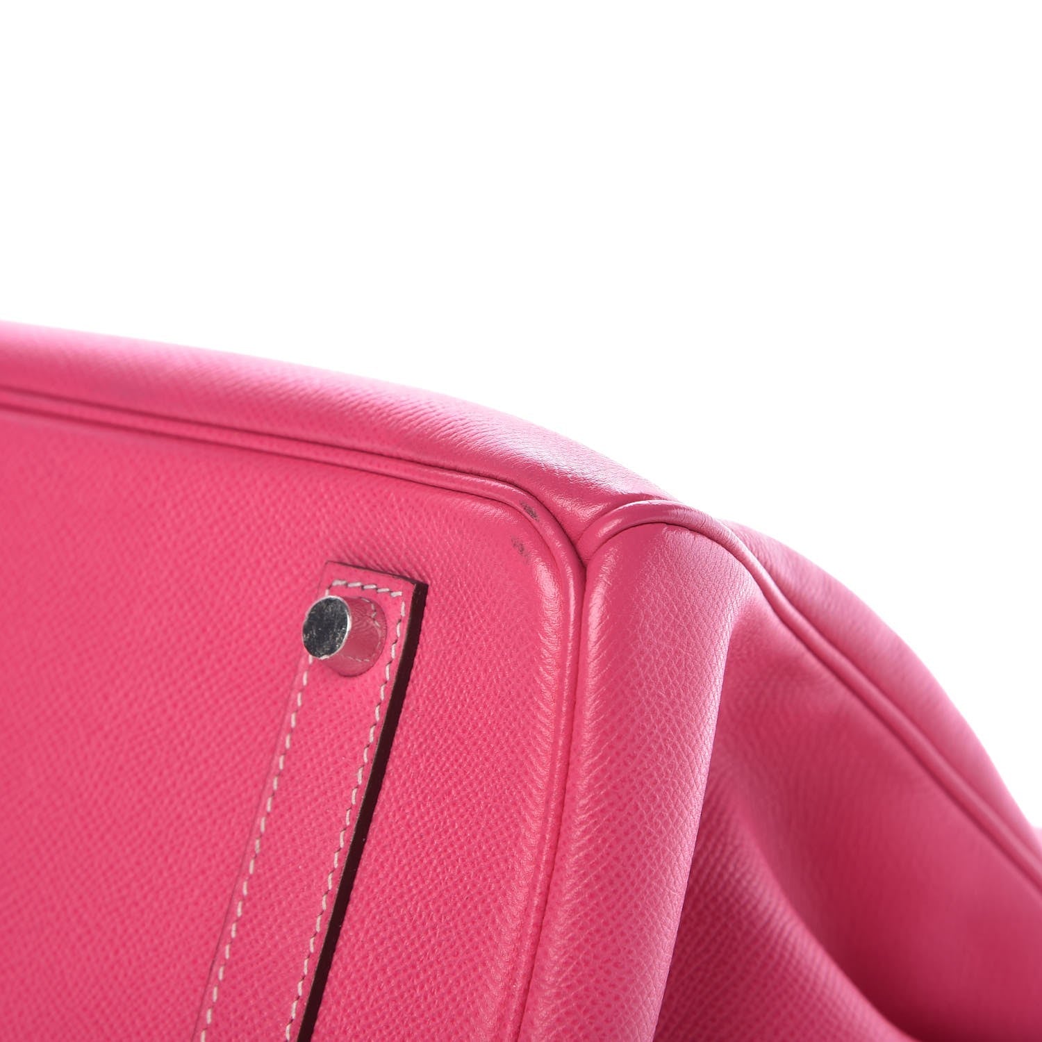 Hermes Epsom Candy Birkin 35 Rose Tyrien Rubis 39 of 41