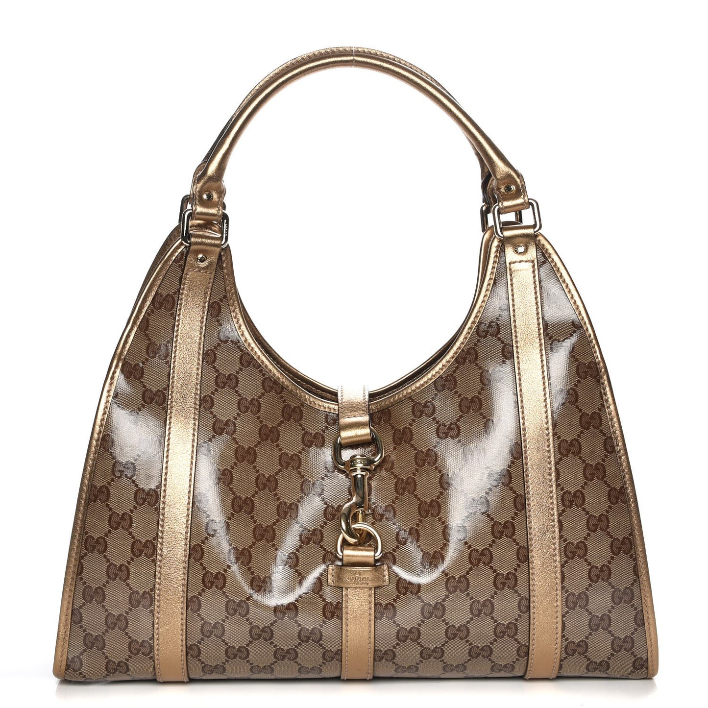 Crystal Monogram Medium Joy Shoulder Bag Bronze