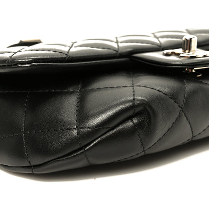 Chanel Calfskin Quilted CC Uniform Flap Belt Bag Black 9 of 10