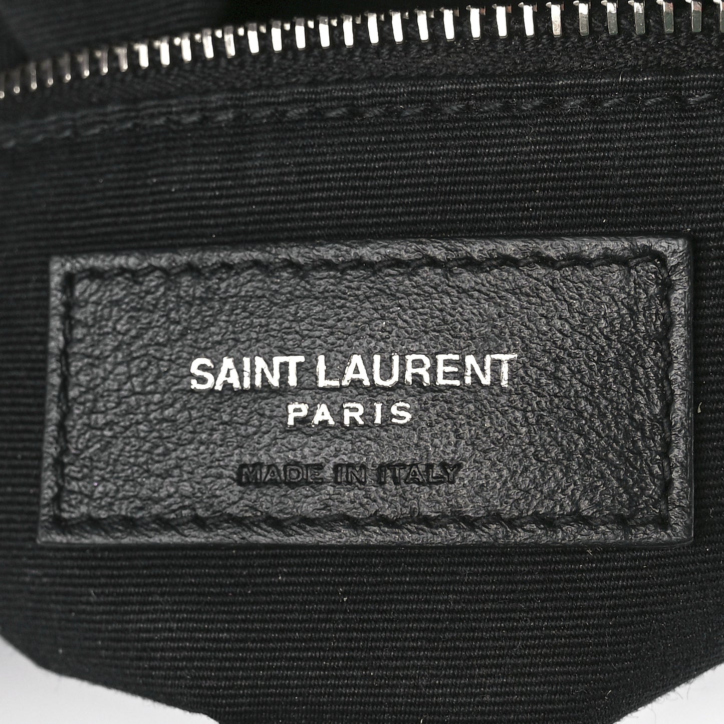 Lambskin Quilted Small Loulou Puffer Monogram Chain Satchel Black