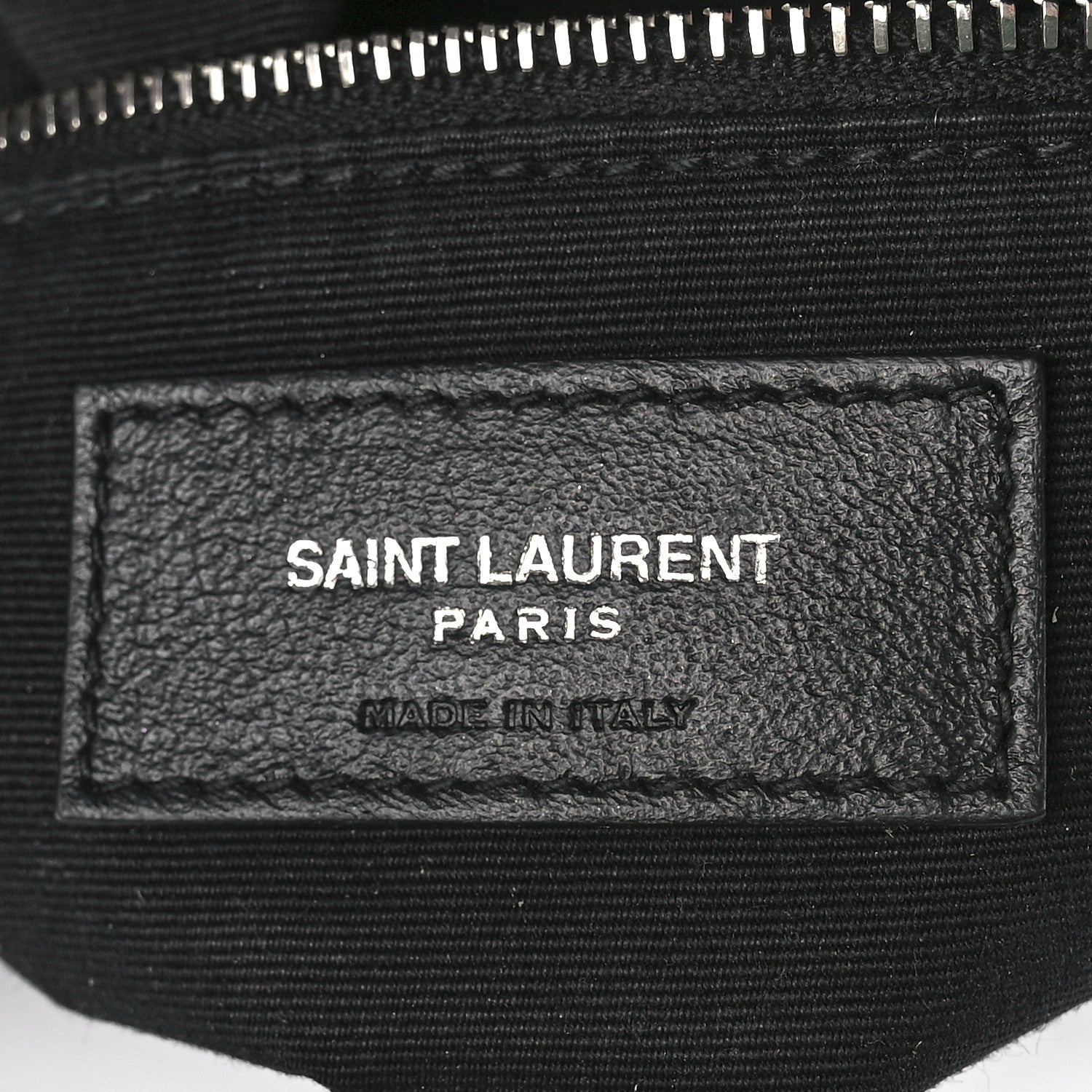 Saint Laurent Lambskin Quilted Small Loulou Puffer Monogram Chain Satchel Black 7 of 12
