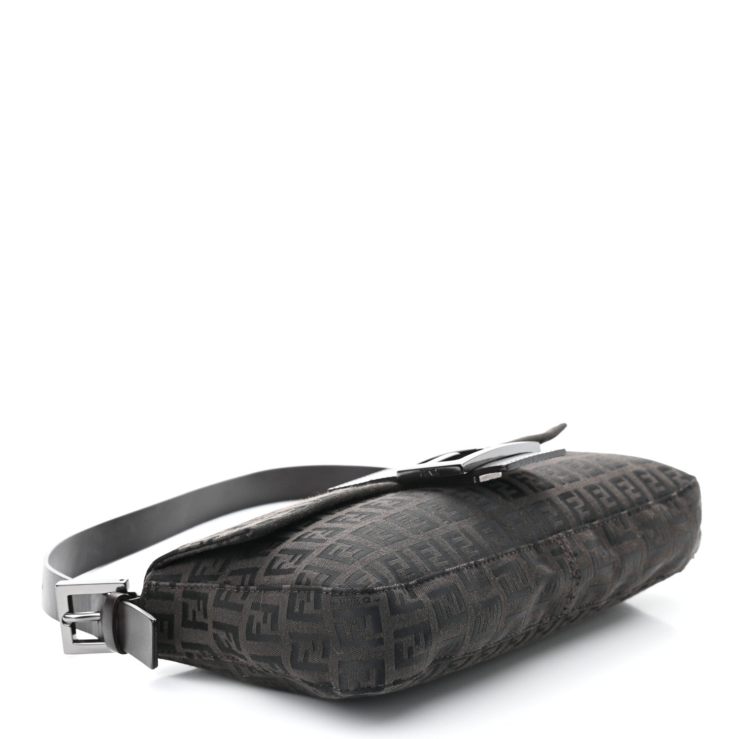 Fendi Zucchino Baguette Black 3 of 7