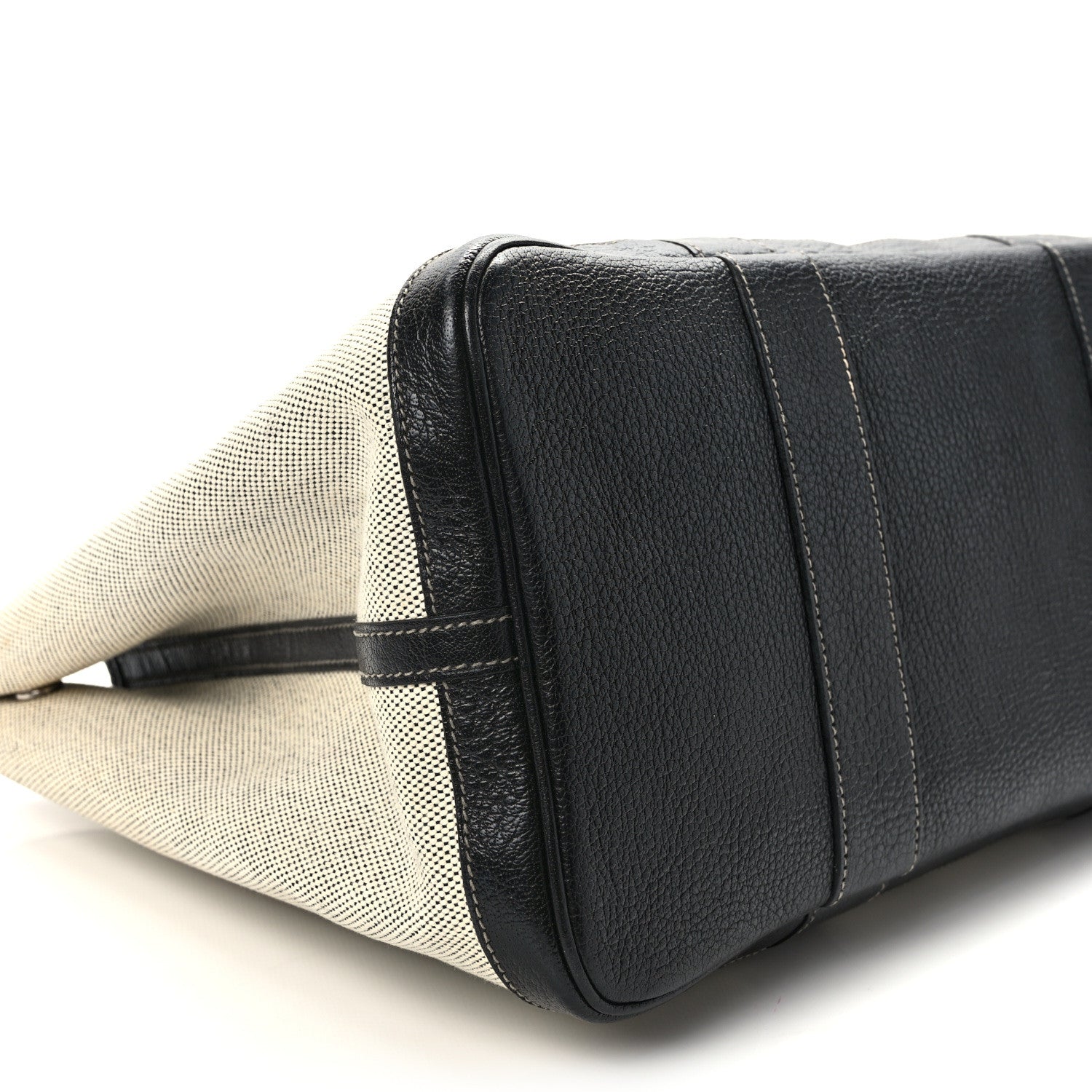 Hermes Toile Buffle Skipper Garden Party 36 MM Tote Black 8 of 9