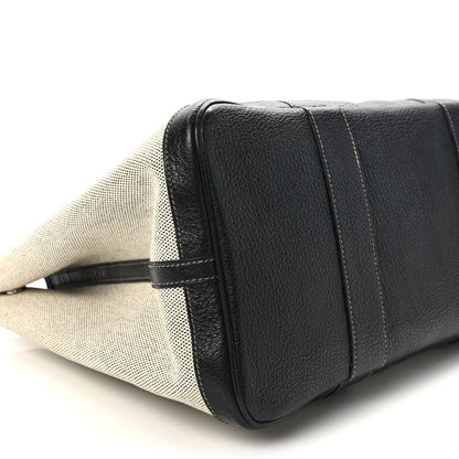 Hermes Toile Buffle Skipper Garden Party 36 MM Tote Black 8 of 9
