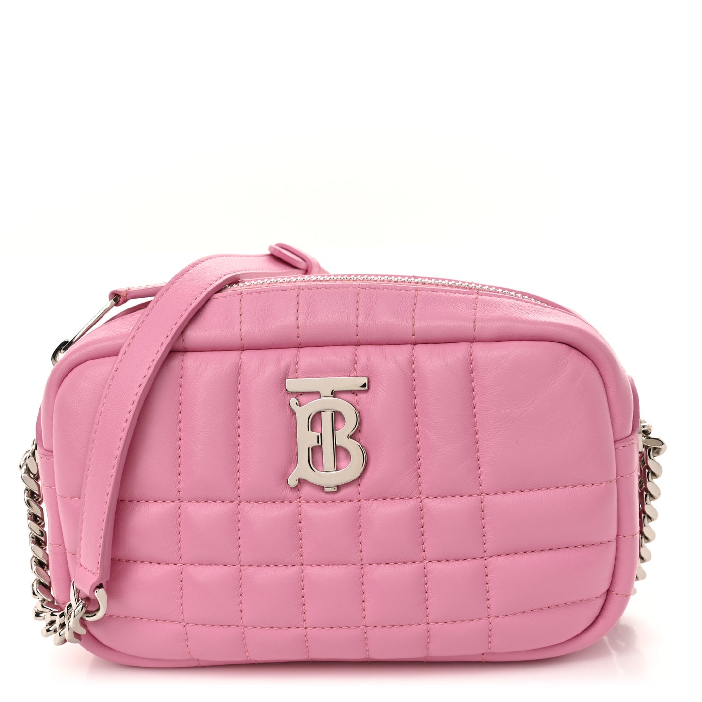 Calfskin Quilted Small Lola Camera Bag Primrose Pink