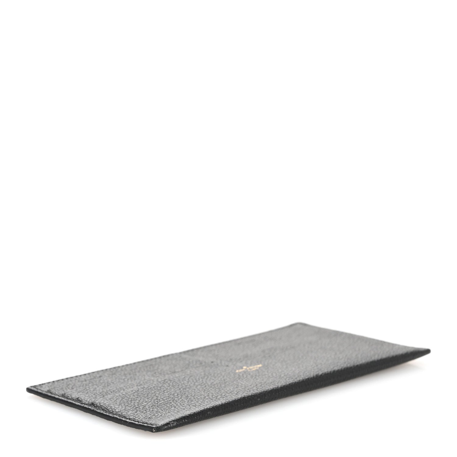 Louis Vuitton Calfskin Felicie Chain Wallet Card Holder Insert Black 4 of 8
