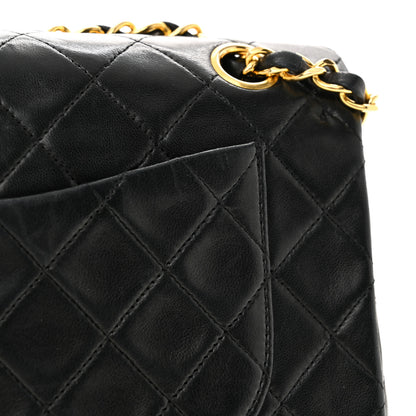 Chanel Lambskin Quilted Small Double Flap Black 12 of 15