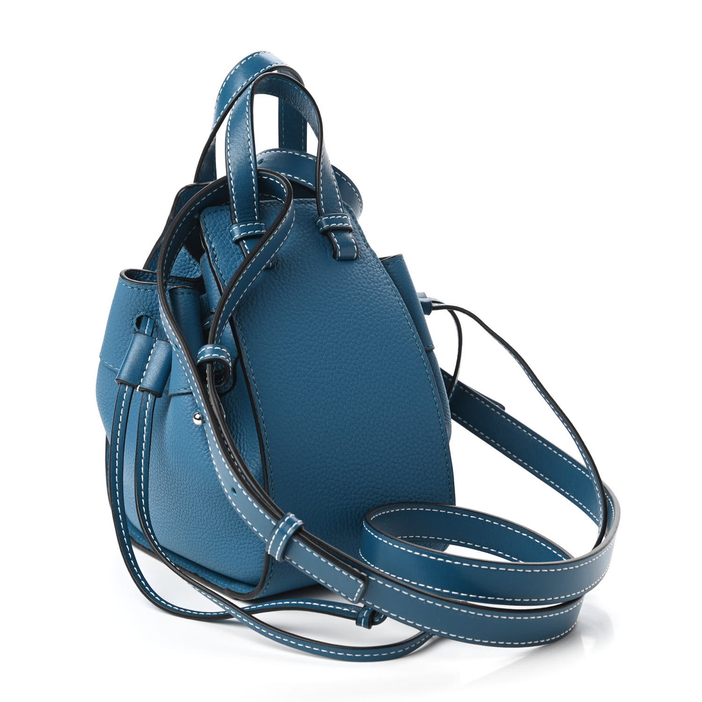Calfskin Mini Hammock Shoulder Bag Dark Blue