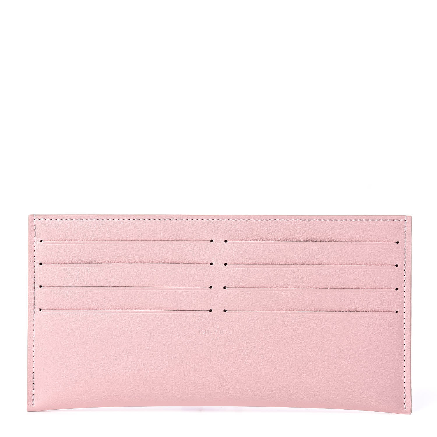 Louis Vuitton Calfskin Felicie Card Holder Insert Rose Ballerine 1 of 7