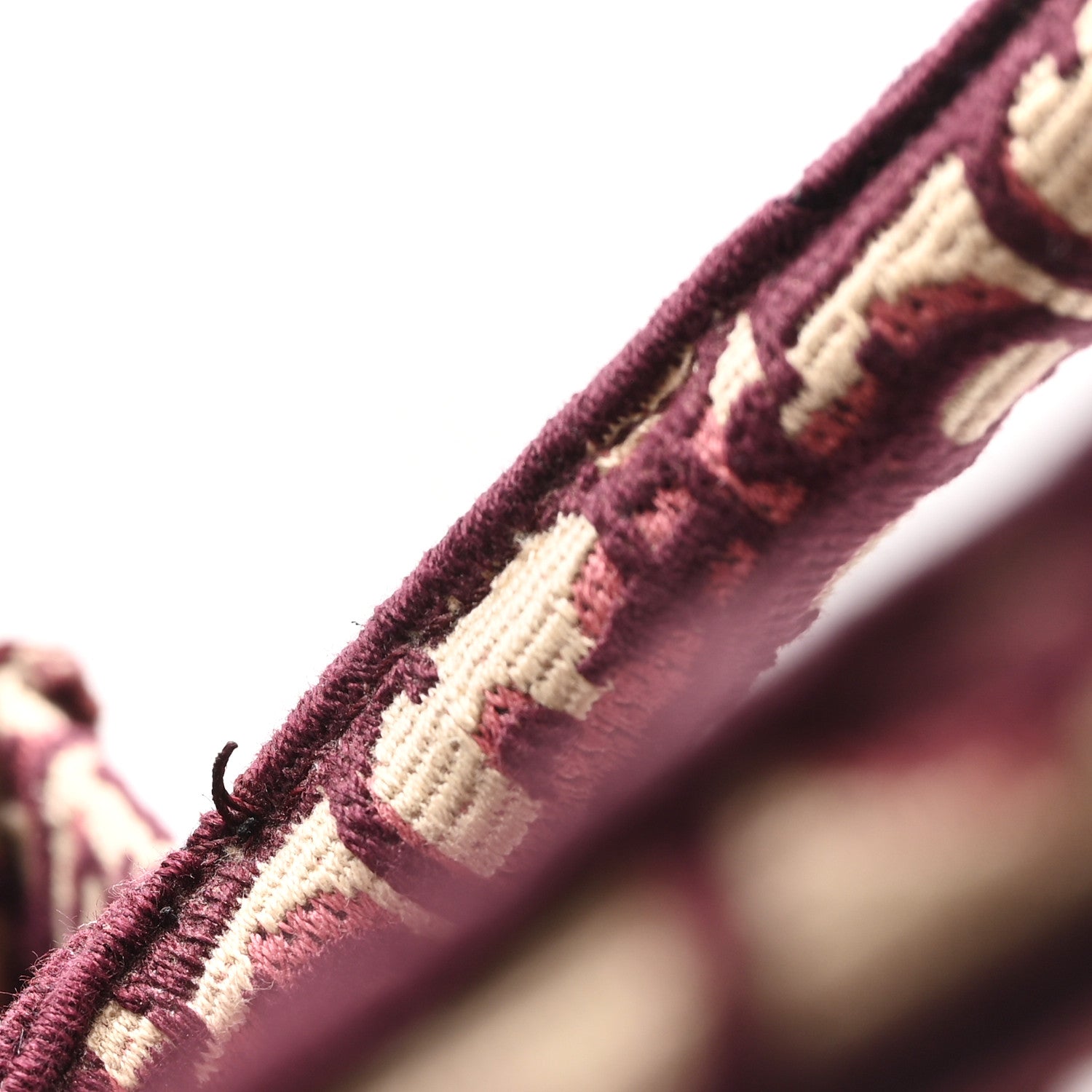 Christian Dior Oblique Medium Book Tote Burgundy Multicolor 11 of 11