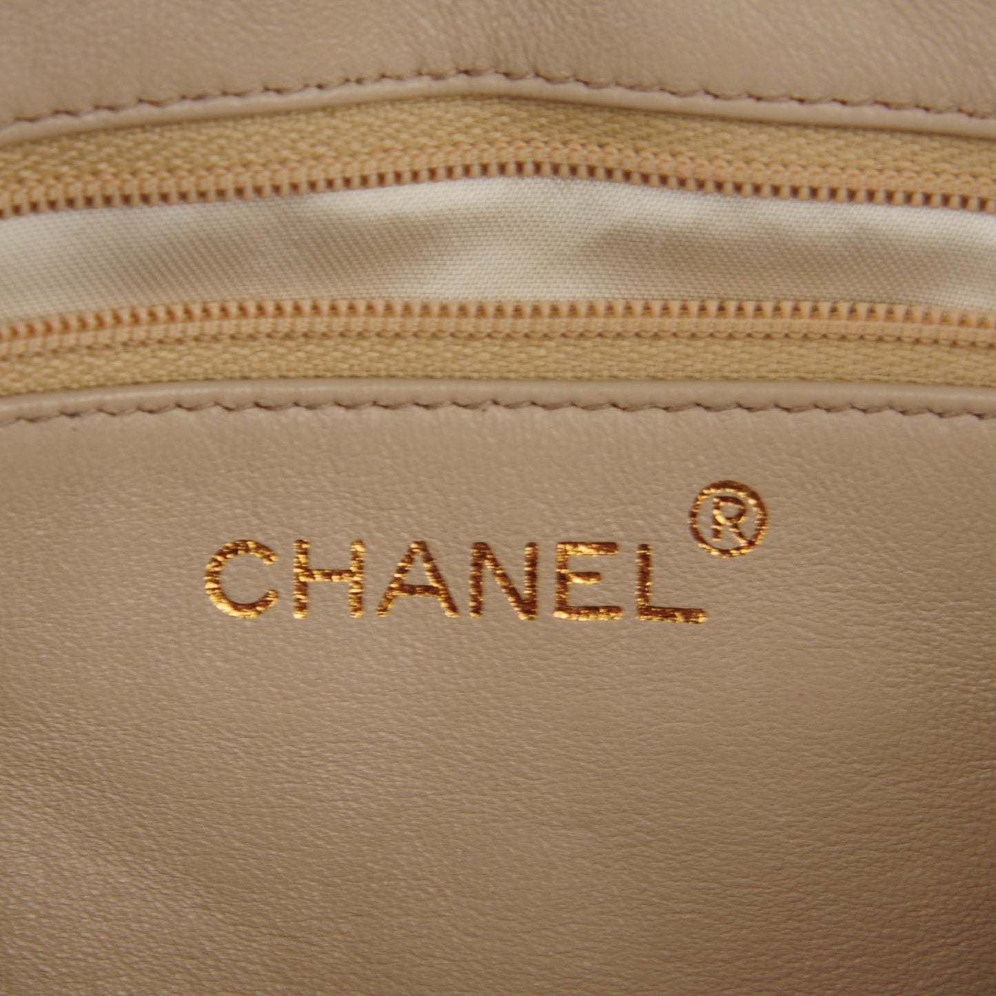 Metallic Lambskin Quilted Small Tassel Camera Case Gold