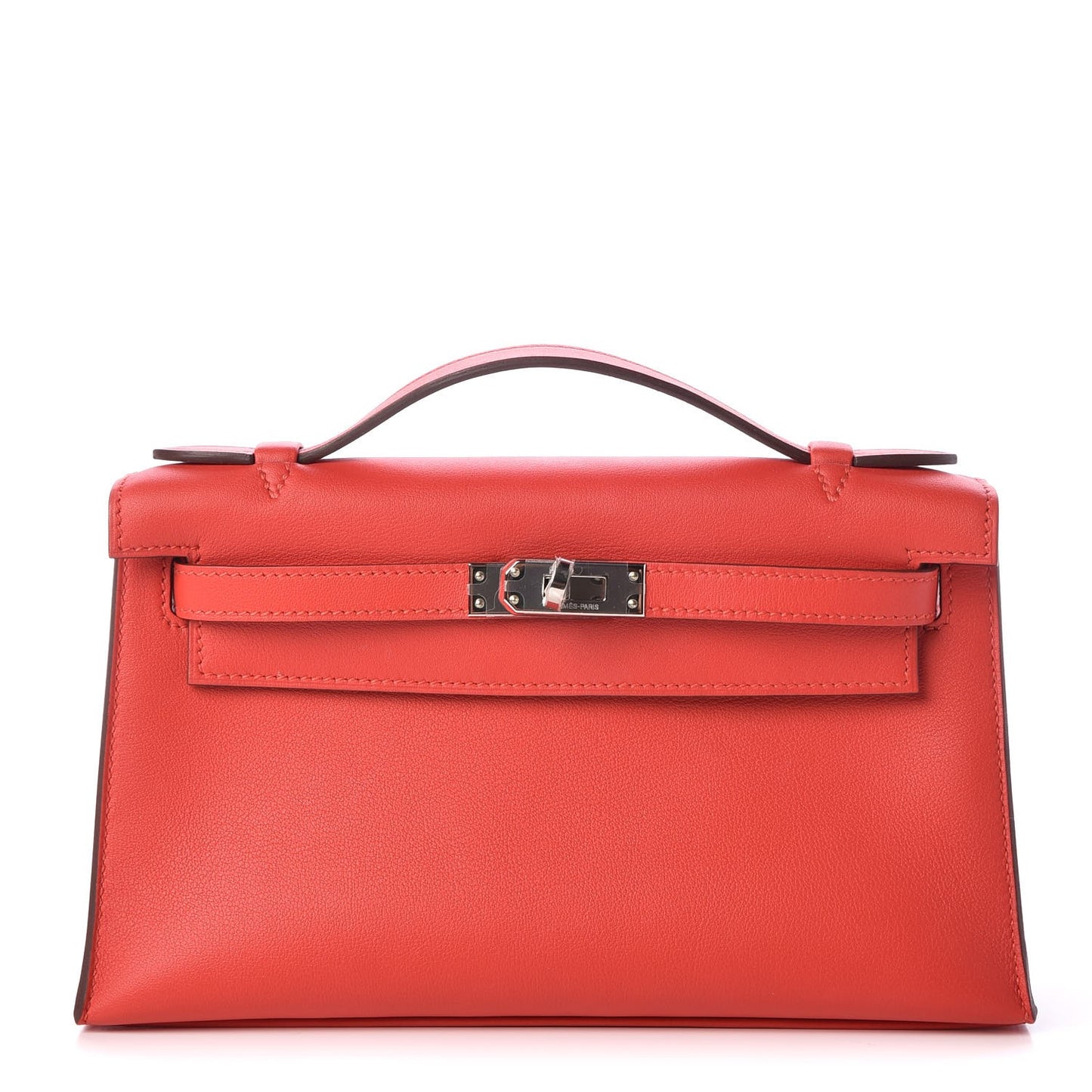 Swift Kelly Pochette Clutch Rouge Tomate