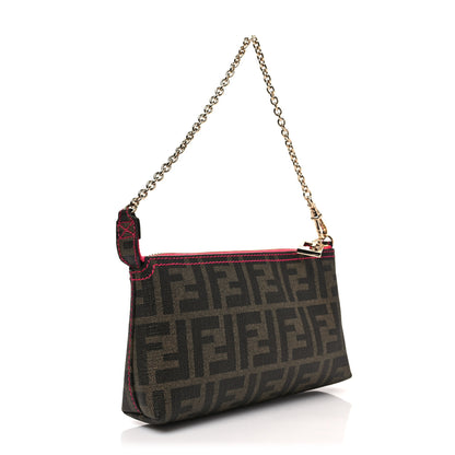 Fendi Zucca Spalmati Pochette Tobacco Fragola 2 of 6