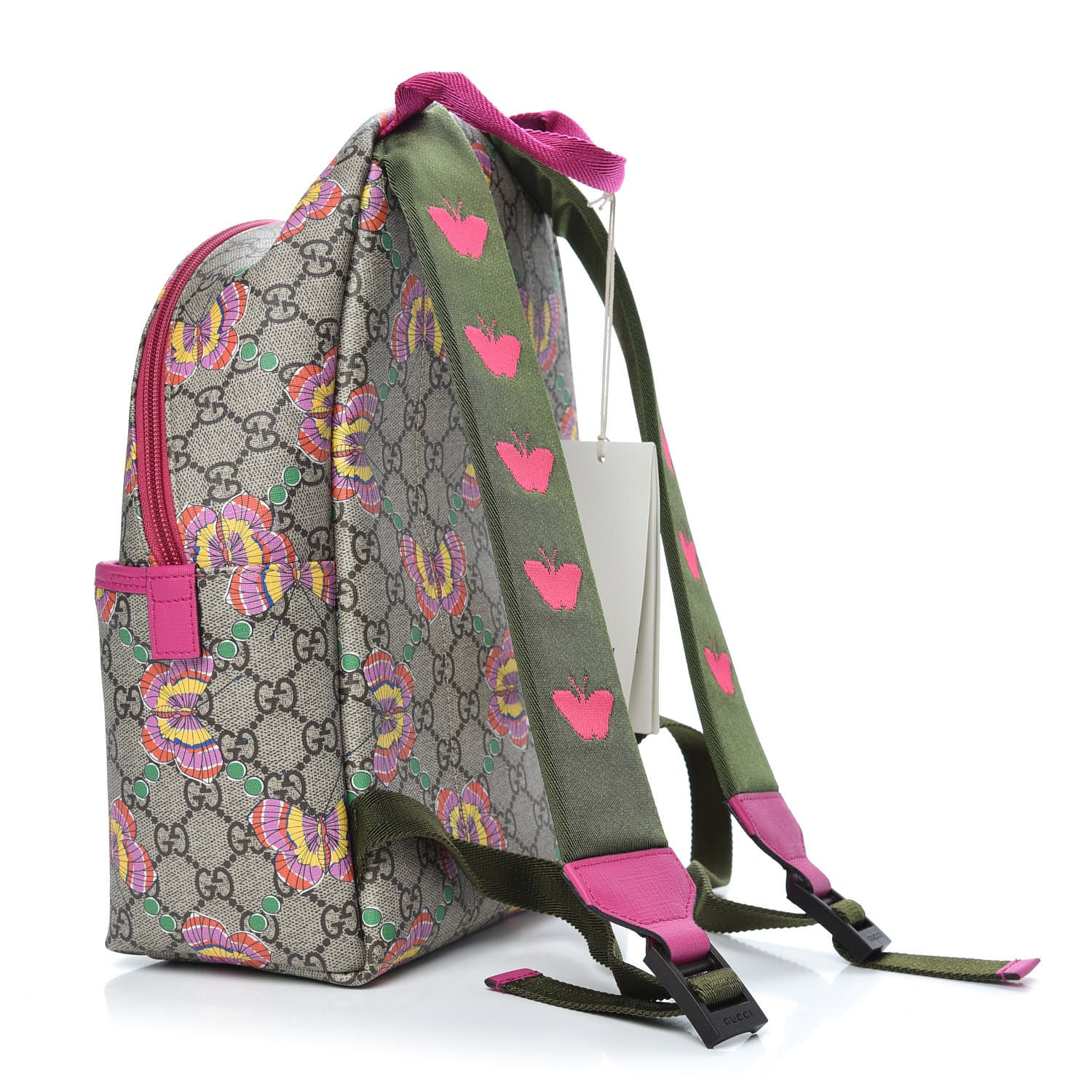 Gucci GG Supreme Monogram Childrens Butterfly Backpack 2 of 9