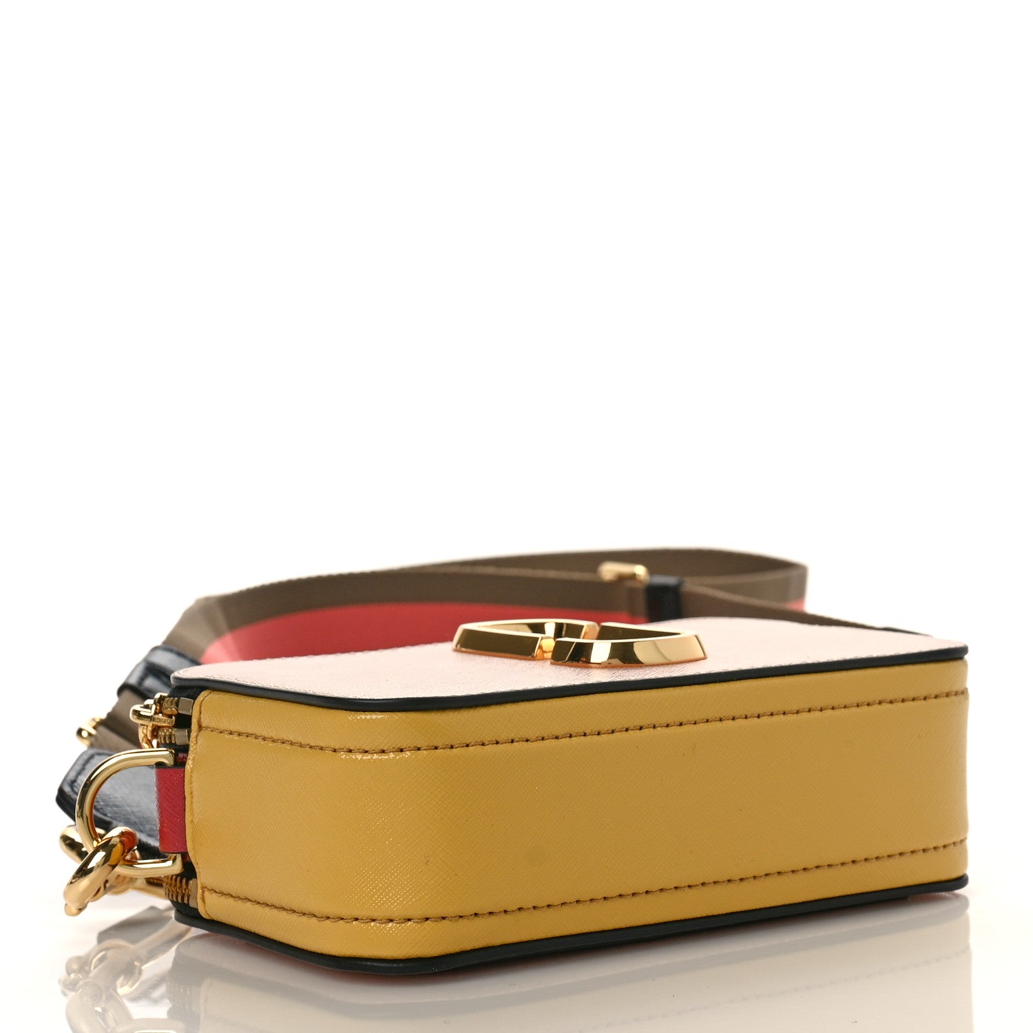 Marc Jacobs Saffiano Small Snapshot Camera Bag New Rose 4 of 9