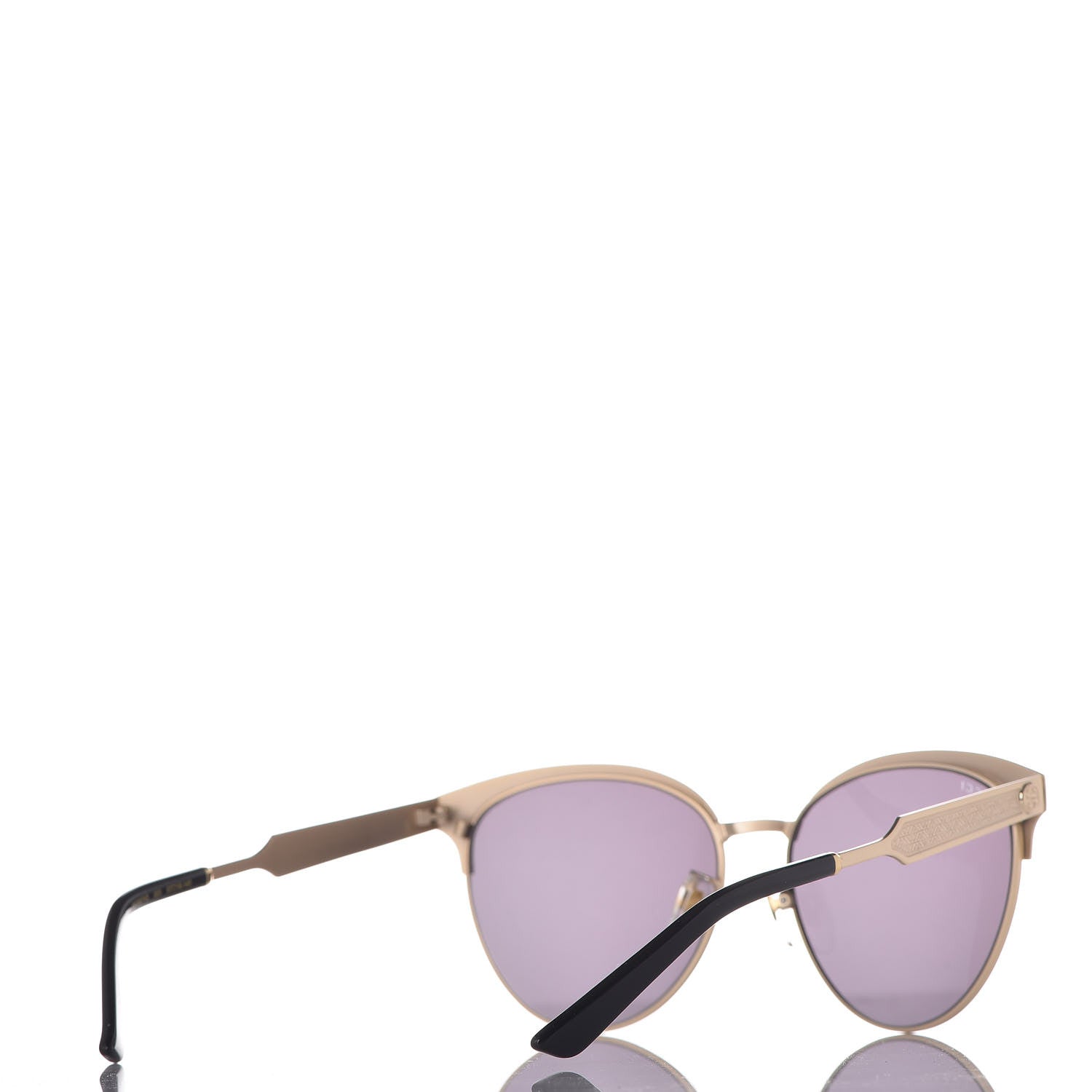 Gucci Round Metal GG0074S Sunglasses Gold 4 of 7