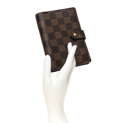 Louis Vuitton Damier Ebene Small Ring Agenda Cover 2 of 7