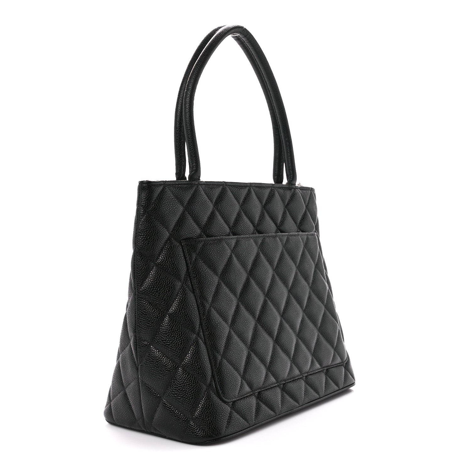 Chanel Caviar Quilted Medallion Tote Black 3 of 10