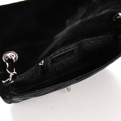 Chanel Velvet Chain Small Single Flap Black 5 of 8