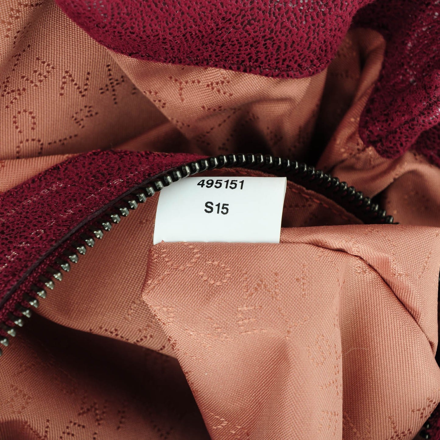 Shaggy Deer Falabella Fold Over Tote Plum