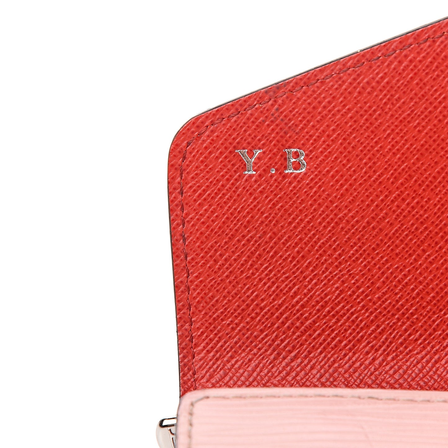 Epi Sarah Wallet Rose Ballerine Rouge