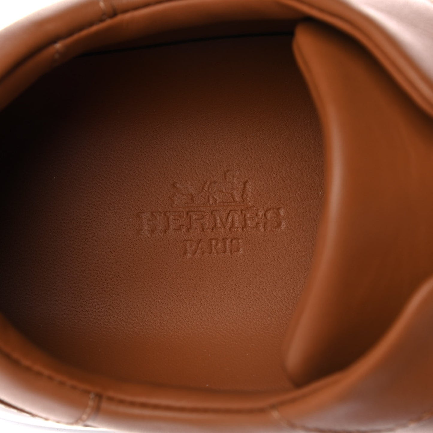 Calfskin Day Sneakers 38.5 Naturel