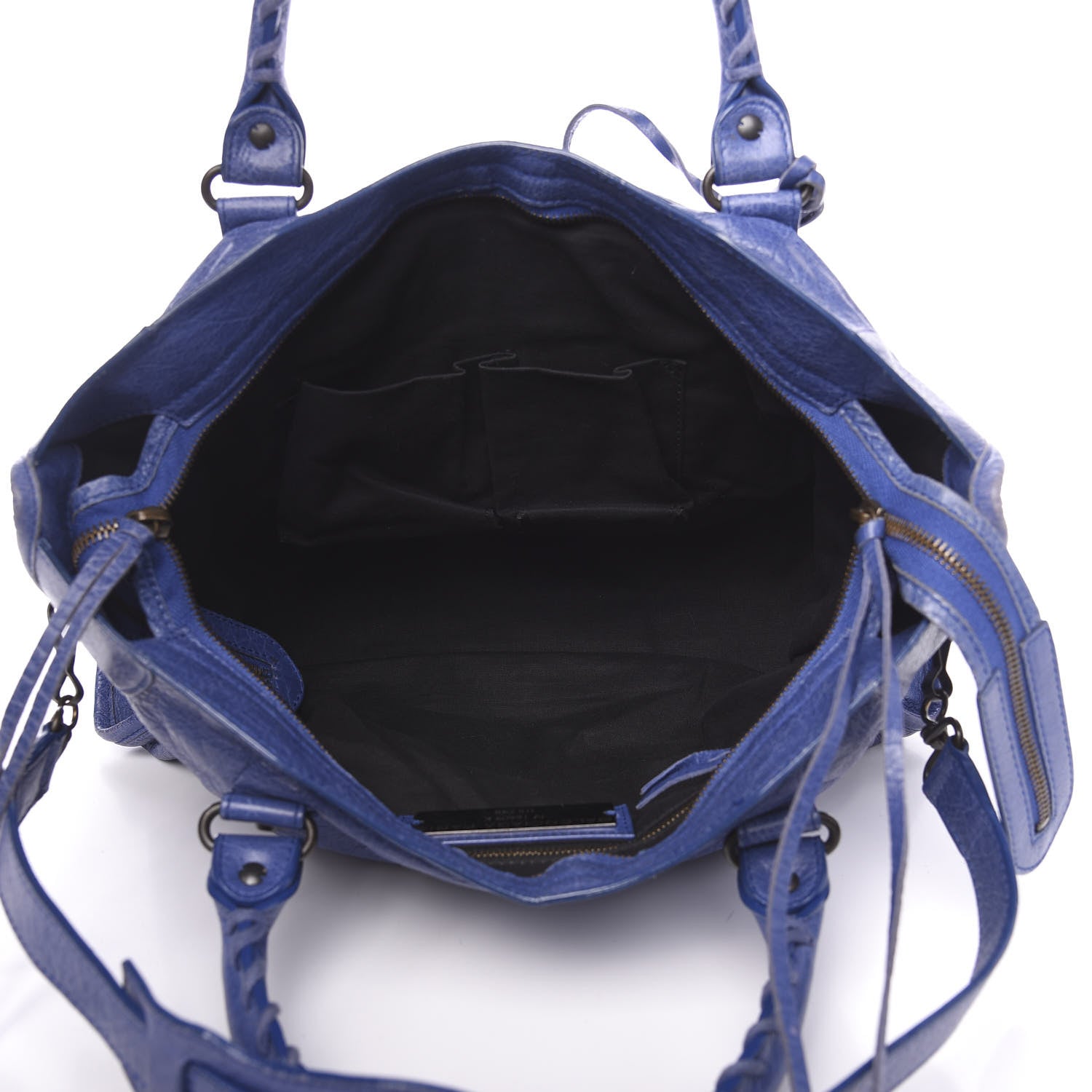 Balenciaga Agneau Classic Hardware City Bleut Bleu Glacier 4 of 10