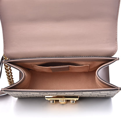 Gucci GG Supreme Monogram Studded Small Padlock Shoulder Bag Porcelain Rose 5 of 10