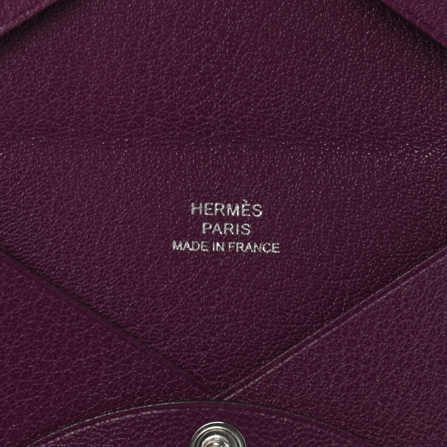 Hermes Chevre Mysore Calvi Card Case Anemone 6 of 6