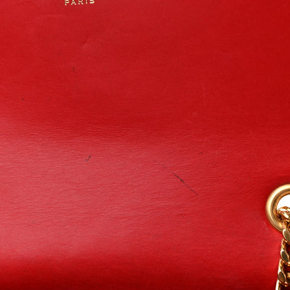 Saint Laurent Calfskin Small Classic Monogram Kate Tassel Satchel Red 12 of 12