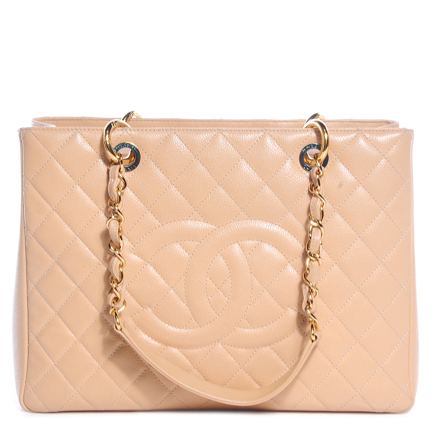Chanel Caviar Grand Shopping Tote GST Beige Clair 1 of 8