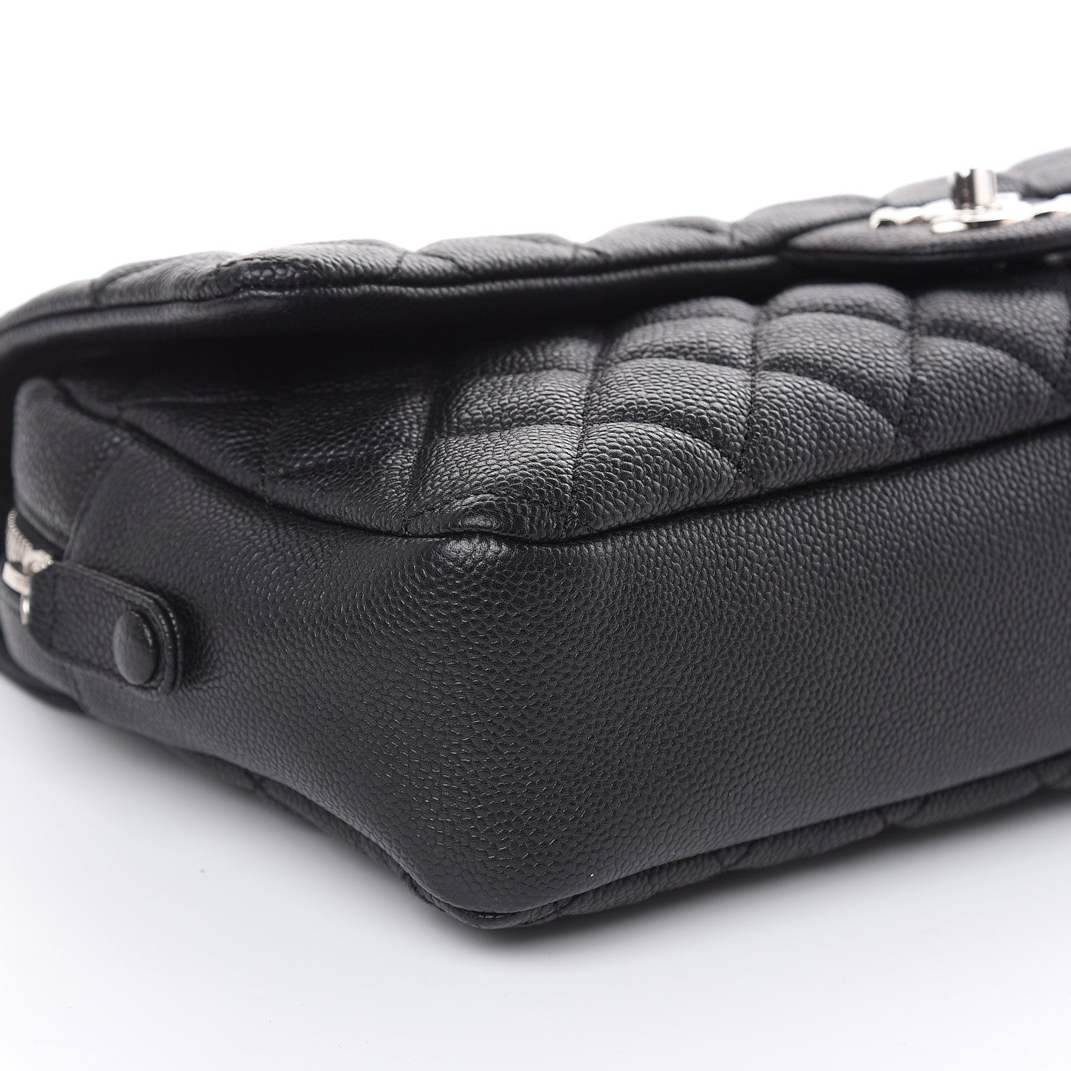 Chanel Caviar Quilted Jumbo Easy Flap Black 9 of 11