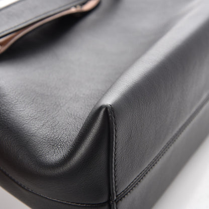 Fendi Vitello Dolce 4 Color Medium By The Way Boston Bag Black Verde Smeraldo Multicolor 9 of 13