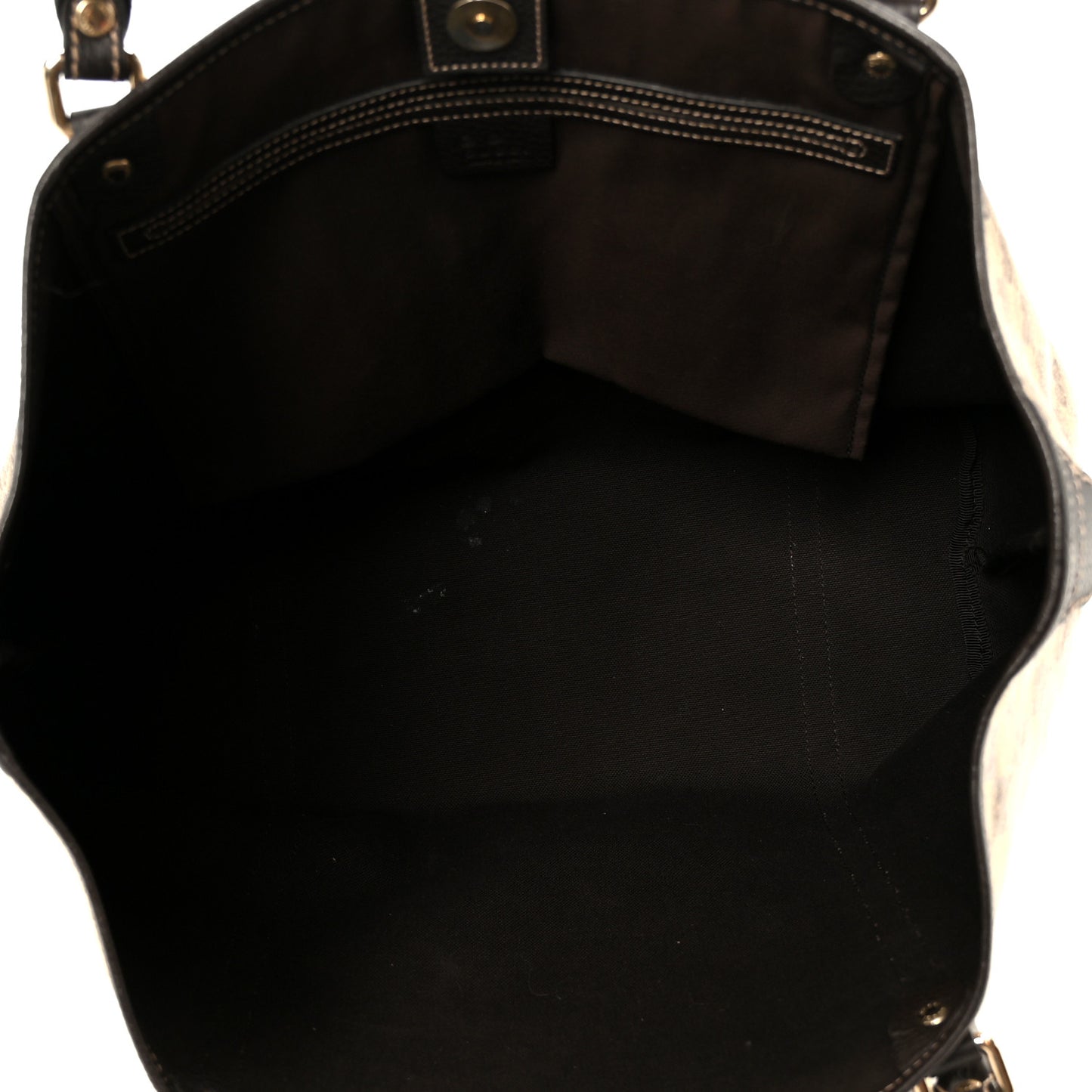 Crystal Monogram Medium Joy Tote Beige Ebony Testa Di Moro
