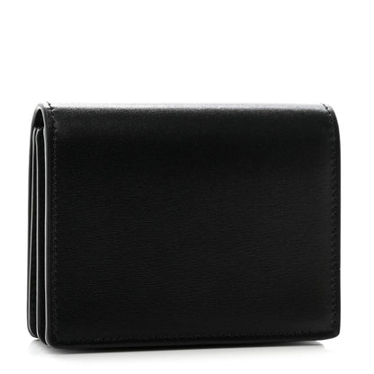 Celine Shiny Calfskin Triomphe Busincess Card Holder Black 3 of 9