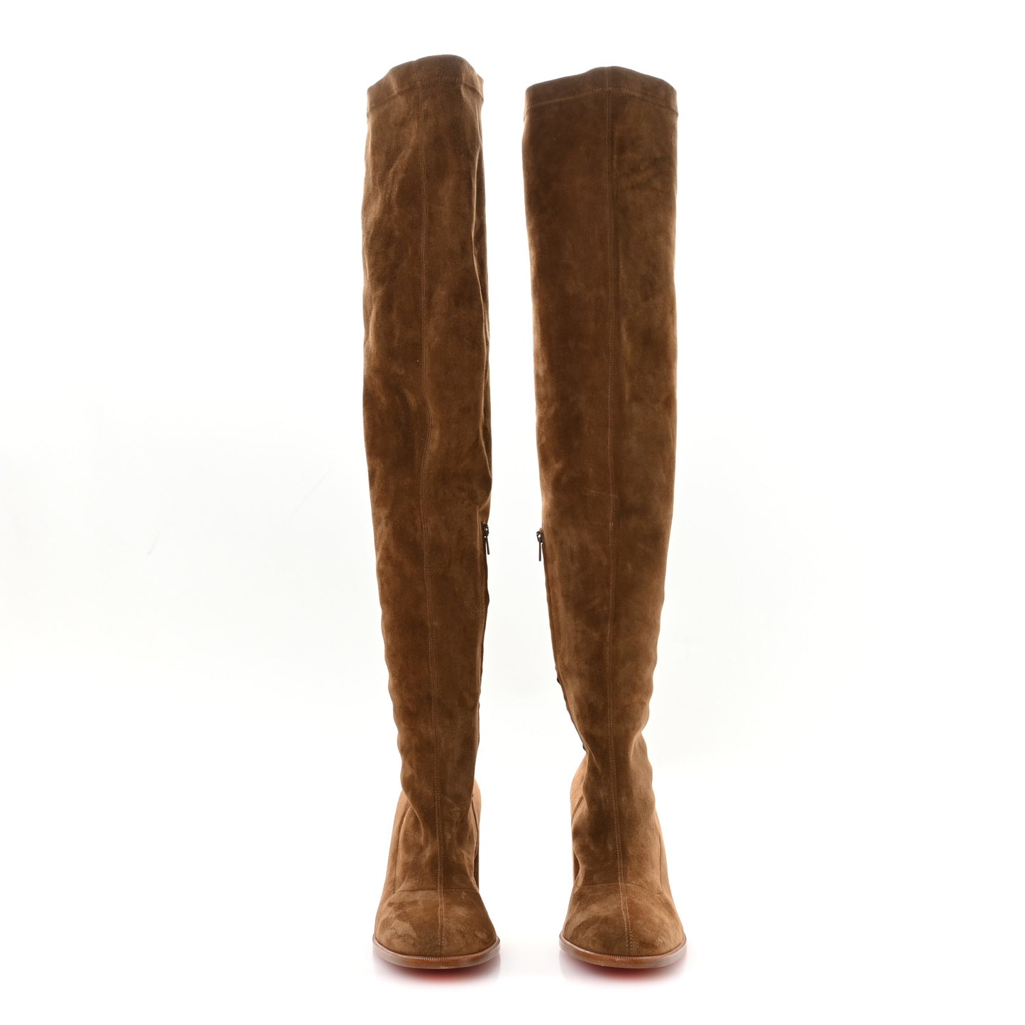 Veau Velours Stretchadoxa Botta Alta 70 Knee High Boots 41 Rhea
