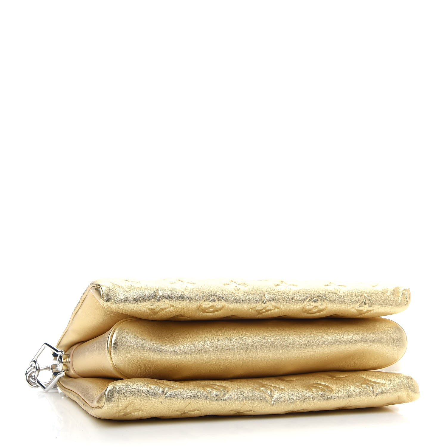 Louis Vuitton Lambskin Embossed Monogram Coussin PM Gold 3 of 5