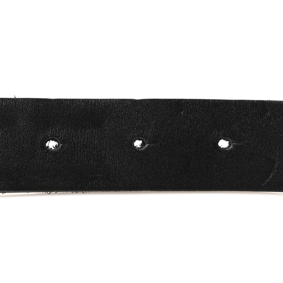 Chanel Calfskin Crystal CC Scarab Belt 75 30 Black 4 of 7