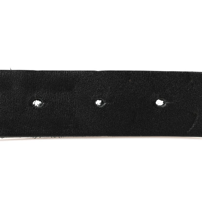 Chanel Calfskin Crystal CC Scarab Belt 75 30 Black 4 of 7