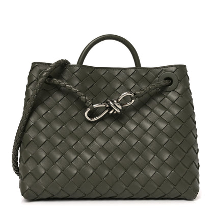 Bottega Veneta Nappa Intrecciato Small Andiamo Shoulder Bag Pickle 1 of 9