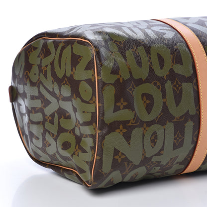 Louis Vuitton Graffiti Keepall 50 Kaki 10 of 11