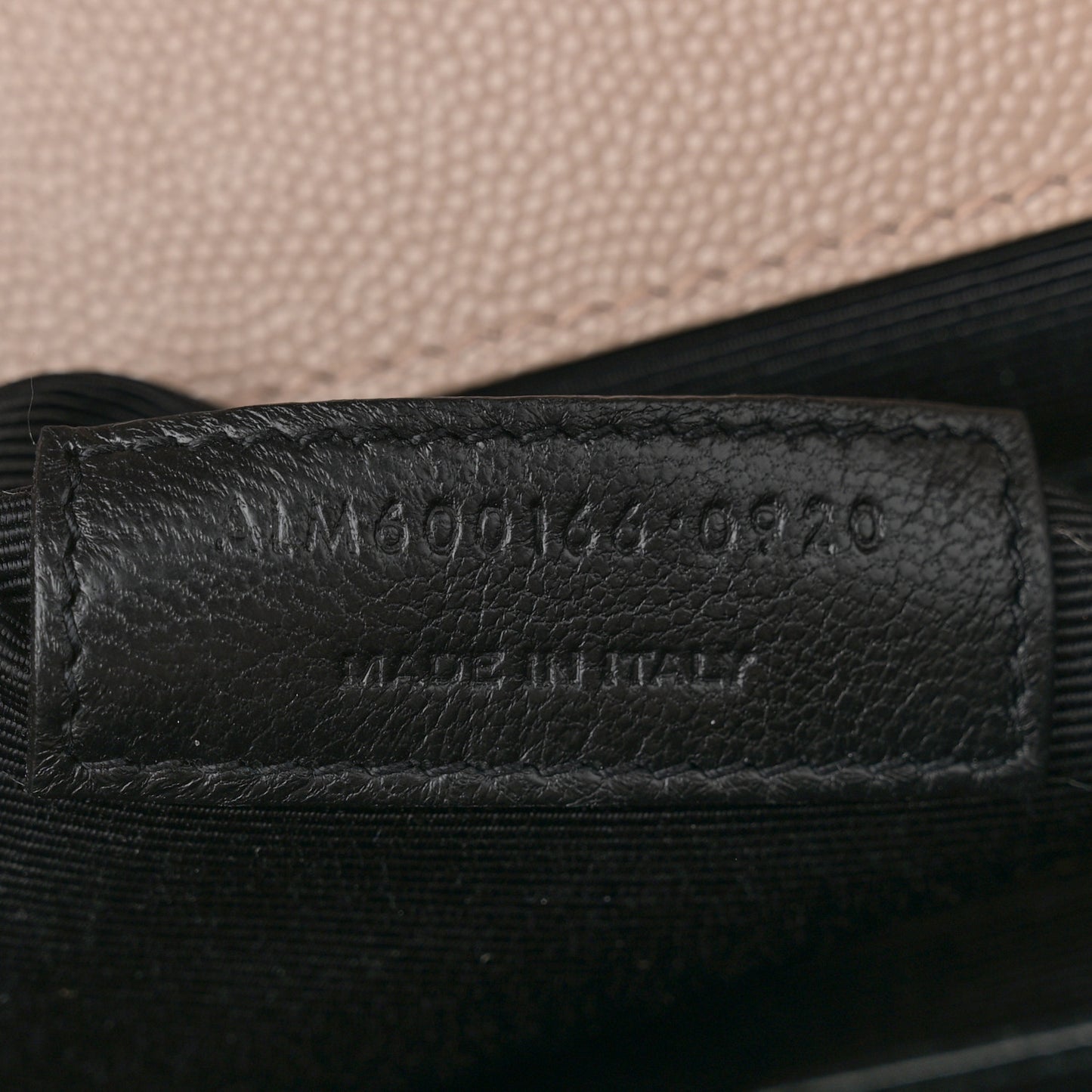 Grain De Poudre Mixed Matelasse Large Triquilt Monogram Satchel Dark Beige
