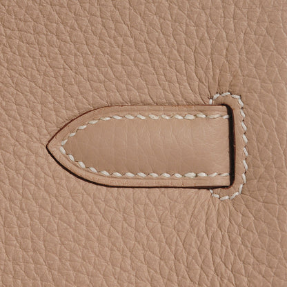 Hermes Taurillon Clemence Birkin 35 Argile 15 of 24