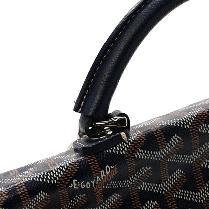 Goyard Goyardine Saint Leger Soft Briefcase Backpack Navy 10 of 12