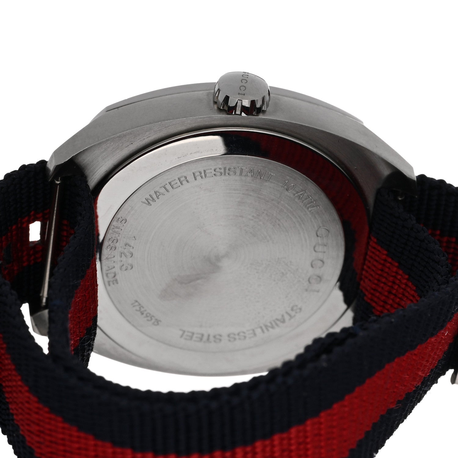 Gucci Stainless Steel Nylon 41mm GG2570 Quartz Watch Blue 4 of 4