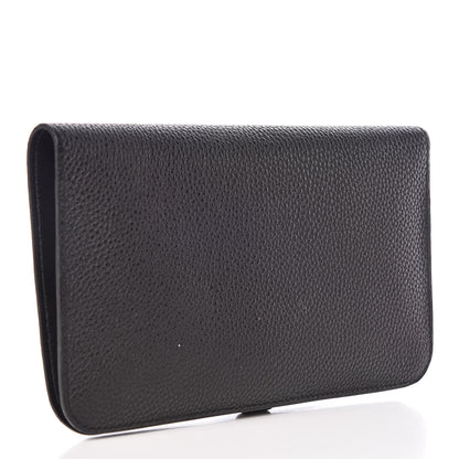 Hermes Togo Dogon Duo Wallet Black 4 of 11