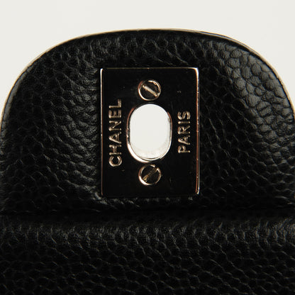 Chanel Caviar Quilted Clutch With Chain Flap Black 6 of 8