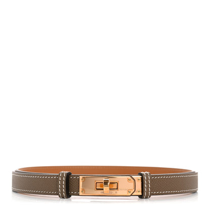 Hermes Epsom Kelly Belt Etoupe 1 of 4