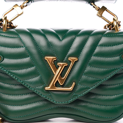 Louis Vuitton Calfskin New Wave Chain PM Emerald 9 of 9