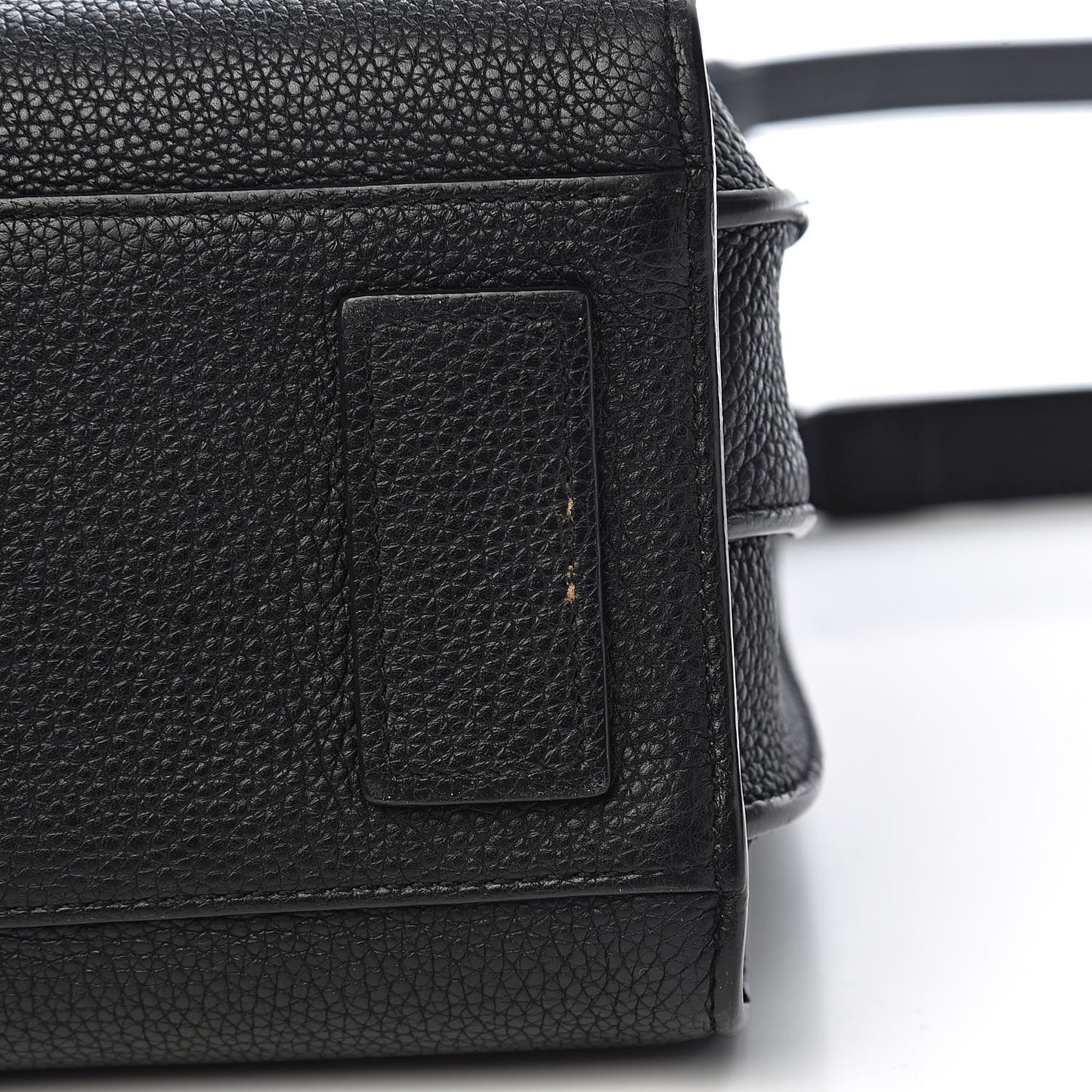 Grained Calfskin Baby Sac De Jour Souple Black